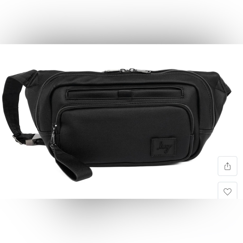 NWOT Lug Matte Luxe Hitch Belt Bag - Black